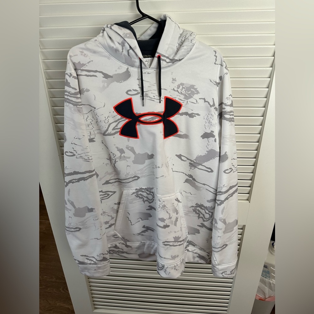 Under Armour cold gear snow camo hoodie